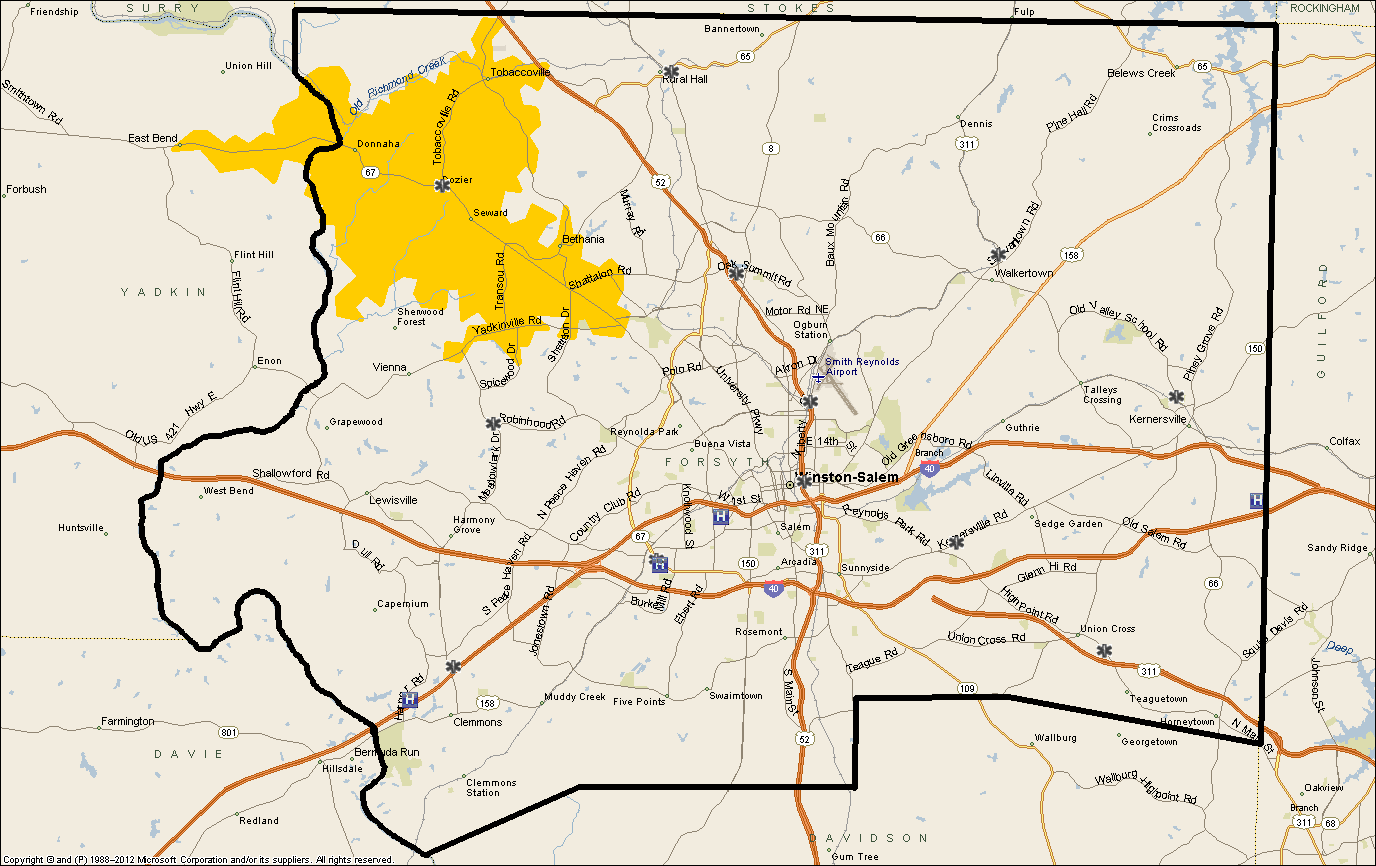Old Richmond Fire & Rescue Department Drivetime Zone